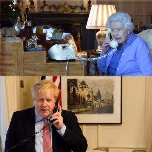 HM Queen Elizabeth II and Prime Minister Boris Johnson